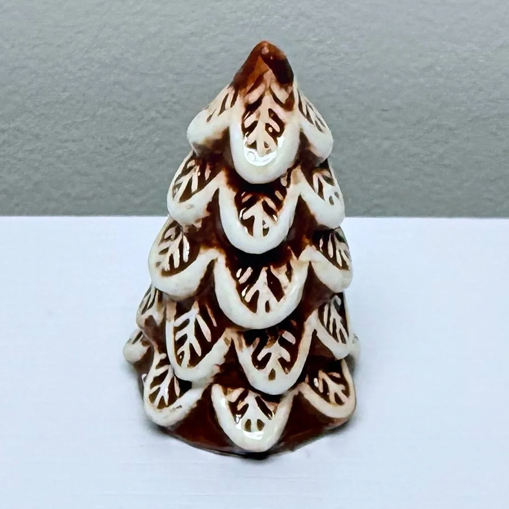 3 for $15 SALE Ceramic Small Gingerbread Tree Leaf Design from Target Bullseye